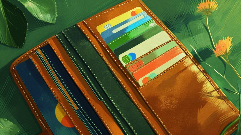 credit card debt solutions. A wallet showing all of the credit cards that you're going to need credit card debt solutions to pay off.